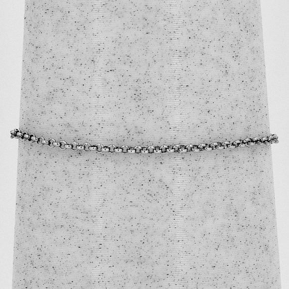 Rolo Link Chain Bracelet 7" - Picture 4 of 5